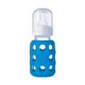 Lifefactory Baby Bottle with Silicone Sleeve 4 oz (120ml)