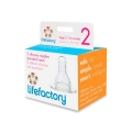 Lifefactory Stage 2 Nipples 3-6 month (pack of 2)