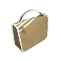 Jute Cosmetic Bag With Handle