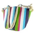 Colorful Paper Straw Tote Bag