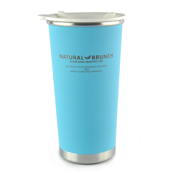 Stainless Steel Double Wall Heat Insulated Cup - Blue