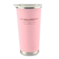Stainless Steel Double Wall Heat Insulated Cup - Pink