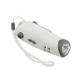 Crank Dynamo Flashlight with AM & FM Radio